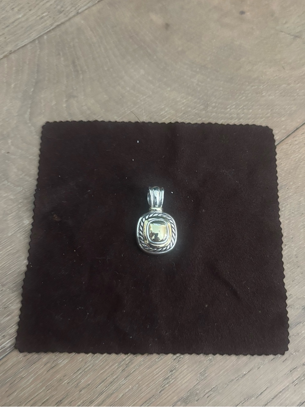 David Yurman Albion Pendant Enhancer in Sterling Silver & 14K Yellow Gold